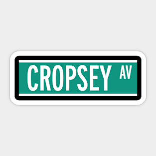 Cropsey Av Sticker